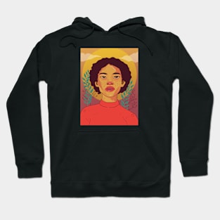 the vintage girls Hoodie